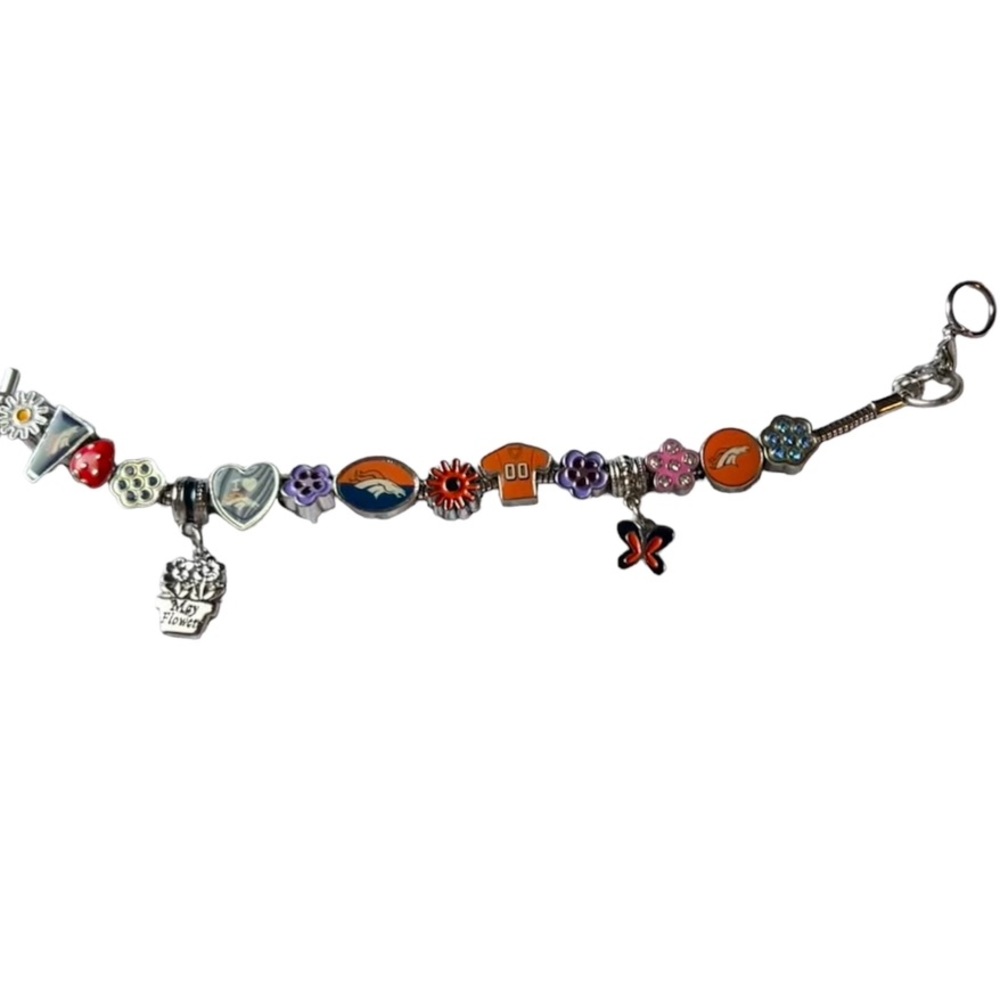 May Denver Broncos Bradford Exchange Charm Bracelet